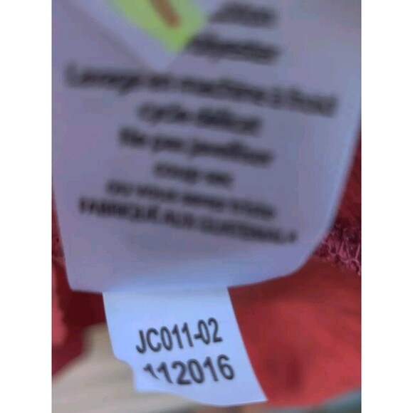 LulaRoe Carly Swing Shift T Shirt Dress XXS Hi Low Red Rasberry Gray Heathered - Picture 10 of 14